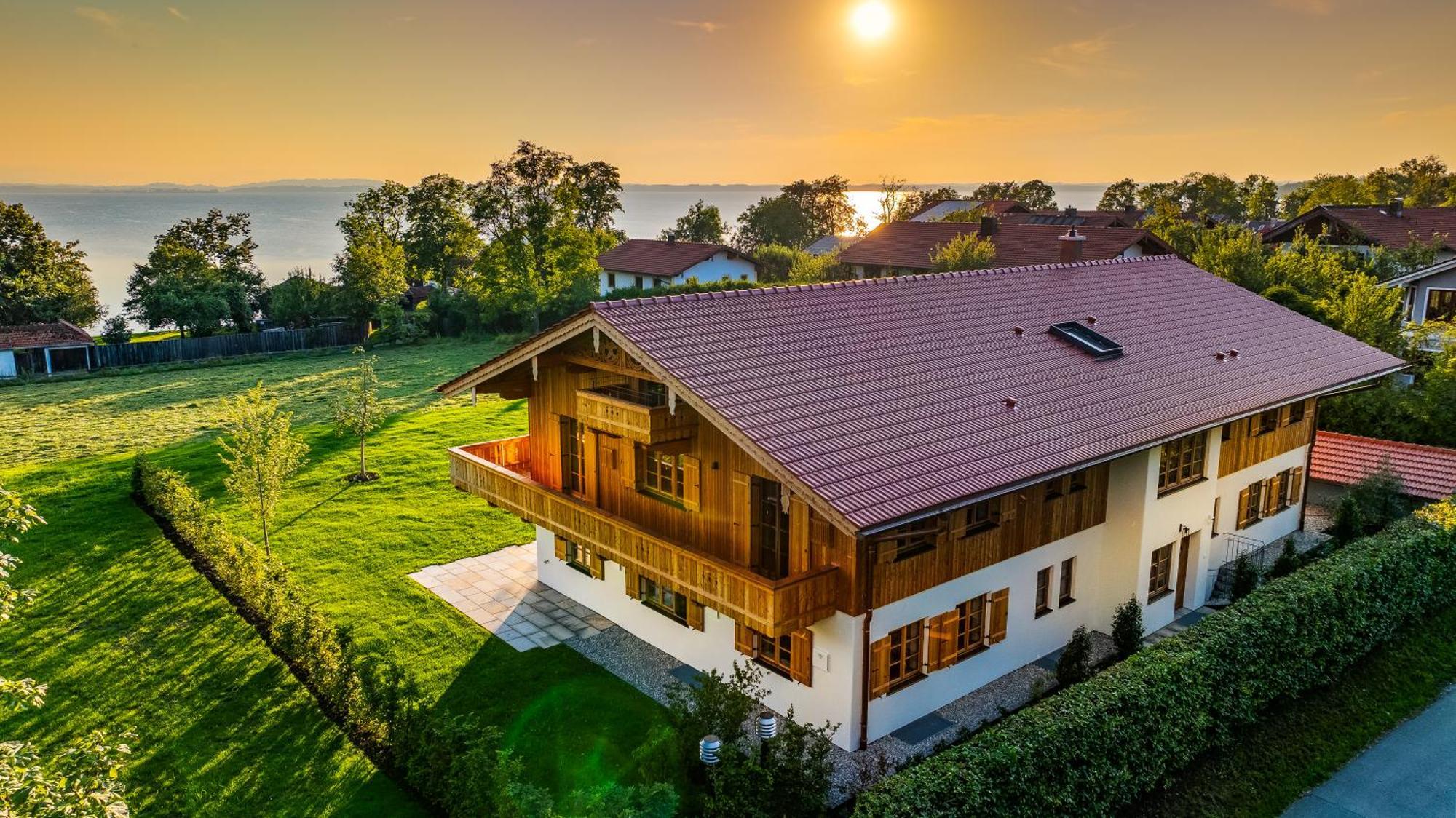 Graf Chiemo Suites - Direkt Am Chiemsee Mit Separatem Seezugang Chieming Exterior foto